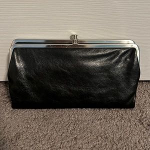 HOBO Black Lauren Clutch-Wallet